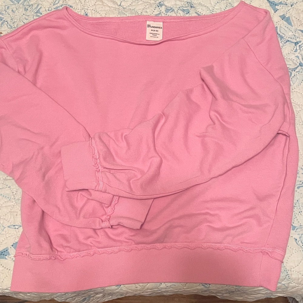 No Boundaries Pink Women's Sweater